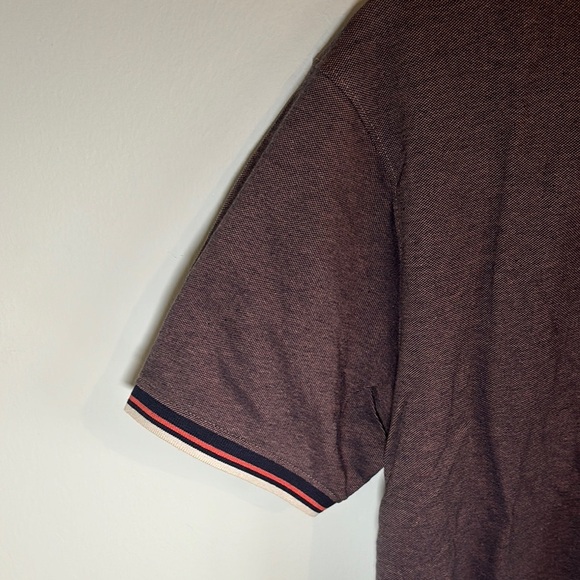 NWT-Classic Brown Polo Shirt with Embroidered Detail - Picture 5 of 10